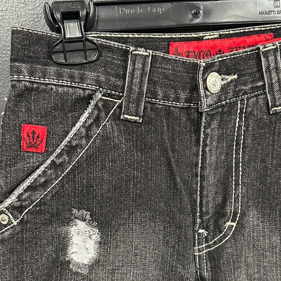 JNCO Black Distressed Jeans - Picture 2 of 7